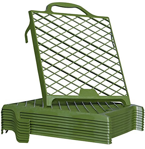 10 x Colorus Abstreifgitter Farbgitter Kunststoffgitter Malergitter Abtropfgitter 27 x 29cm