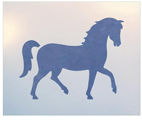Prancing Horse Stencil - 6.5 x 5 Reusable Mylar Horse Stencil Painting DIY Gifts Crafts Wall Decor Animal Stencils Airbrush Country Laser Cut Template - The Artful Stencil