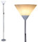 BAKAJI Lampada da Terra Piantana Design Moderno In Metallo con Paralume E27 Max 40W Altezza 180cm per Casa Salotto Camera letto (Paralume Cono)