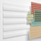 HEXIMO Lamellenwand (0.46 m²) aus XPS - Lamellen Wandpaneele Lamellenverkleidung Akustikpaneele weiß (1 Paneel, HLM-3-02 weiß) zum streichen Wohnzimmer Styropor