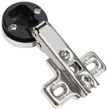 Bisagra de armario de 26 mm, tornillos de copa de acero laminado en frío, duradera, práctica, for muebles, vinoteca, puerta de cristal, bisagra for hogar, cuicui