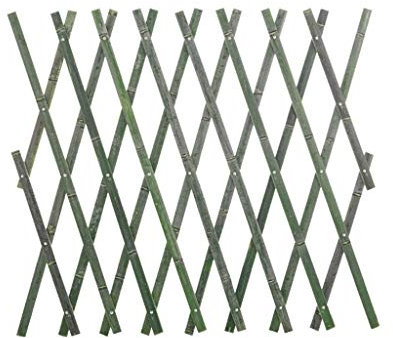 Extendable B Trellis Fence 10 Column Design Sturdy Palisade for Backyard 100x180cm Perfect Garden Decoration & Plant Support Solution
