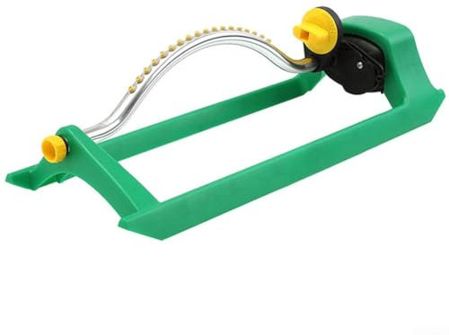 YUANGANG Rectangular Sprinkler, Adjustable Coverage 18 Jets Lawn Sprinkler Oscillating Lawn Sprinklers For Gardens And Lawns