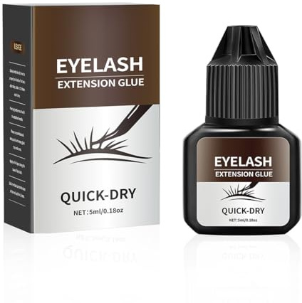 MOLZINY Wimpernkleber für Wimpernverlängerung 1~2s Drying Time Dauerhaft Semi Permanent Lash Extension 6-7 Wochen Wimpernkleber Dauerhaft Wimpern Extensions Kleber