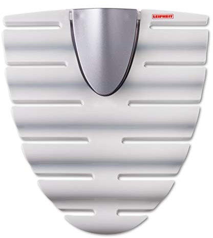 Leifheit Gürtelhalter Omega mit Platz für bis zu 12 Gürtel, Gürtel Aufbewahrung inklusive Anbringungsmaterial, Gürtelbügel aus hochwertigem Material