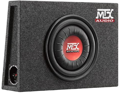 MTX Audio 1515733 RTF 10 AS Slim Subwoofer in Cassa, 340mm x480mm x 130/80mm