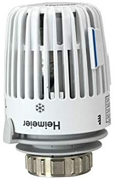 5 Stk Thermostatkopf Heimeier K 6000-00.500 6-28 °C Weiß mit 2 Sparclips