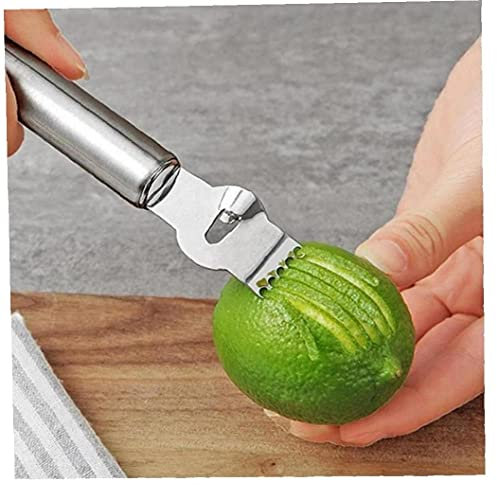 TOSSPER Edelstahl Zitrone Peeler Reibe Orange Zitrusfrucht-raspel Peeling Werkzeuge Bar Zubehör Küchenhelfer