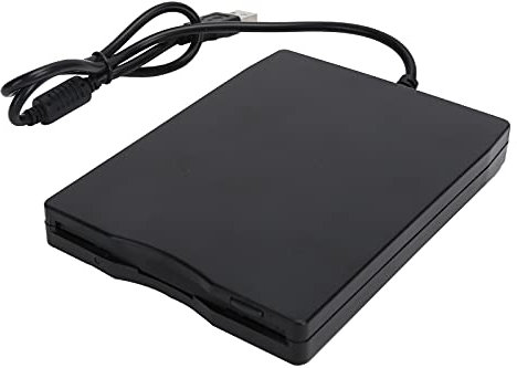 ciciglow 3,5 USB Externes Diskettenlaufwerk Tragbar,1,44 MB FDD für PC S98se/ME/2000/XP, kein Zusätzlicher Treiber Erforderlich,Plug and Play,Schwarz