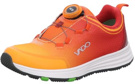 Vado Kinderschuhe Mädchen Halbschuhe Schnürer Orange Freizeit, Schuhgröße:35 EU