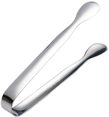 3 Stück Dessertzange – U-förmige Eiszange Aus Edelstahl, Käse-Dessert-Zuckerwürfelzange, Zitronenzange, Süßigkeitenzange, Zange Für Lebensmittel, Geeignet Für Teepartys, Kaffeebars - Silber