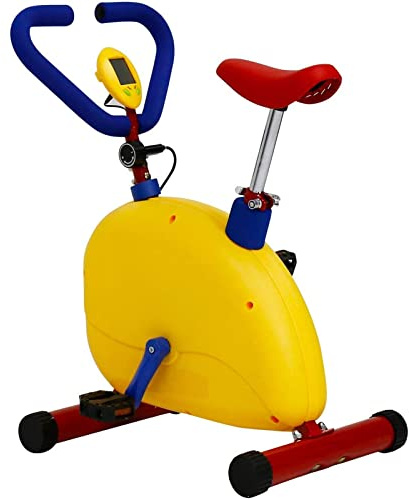 Bicicleta estática para niños con asiento ajustable para divertirse en interiores, edades de 3 a 8 años