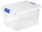 PLASTIC FORTE, Caja de almacenamiento, TRANSPARENTE, 16 Litros, sin ruedas
