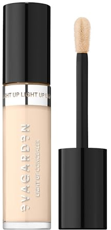 EVAGARDEN Light Up Concealer minimiert effektiv Augenringe und kleine Schönheitsfehler, hellt die Haut auf und sorgt für einen Weichzeichnereffekt, bietet eine natürliche mittlere bis hohe Deckkraft,