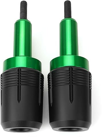 MOWOK Motorrad Zubehör Für Kawasaki Z900 RS SE Z 900 2017-2023 2024 2025 Sturzpads Sturzschutz CNC Aluminium Rahmen Schieber Crashpads Protektoren (Grün)