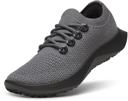 Allbirds Men's Tree Dasher 2, Active Running & Walking Sneakers, Stormy Grey (Dark Grey Sole), 6.5 UK