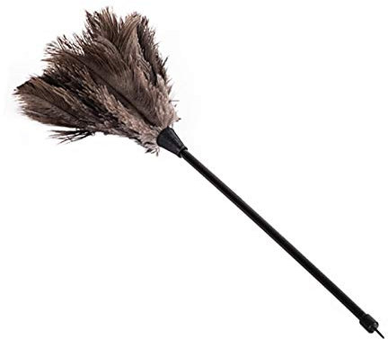 Plumero Avestruz Extra Largo - Limpieza Plumero Plumas Larga Fácil De Usar | Plumero De Limpieza Telescópico Eficiente para Limpieza, Hogar, Automóvil, Oficina Y Hotel