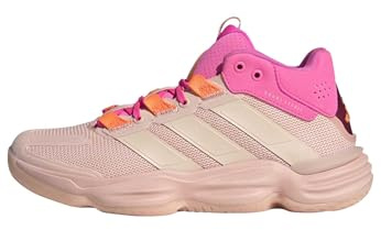 adidas Women's Court Stabil Volleyball, Blush Pink/Blush Pink/Lucid Pink, 9