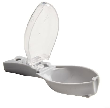 Yhenlovtt Raspador de escamas de pescado para función doméstica, 16 x 5 cm, herramienta de plástico para escamas de peces con cubierta, cepillo de piel de pescado verde para una fácil limpieza y