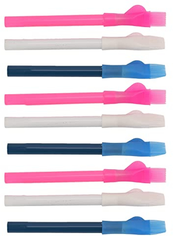 Acouto Matita per Tessuto da 9 Pezzi Tre Colori Chiara Facile da Pulire Ampia Applicazione Gesso da Sarto per Cucire Aiuta a Colorare il Tessuto Tre Segni Lasciati con la Cucitura di Tessuti Diversi