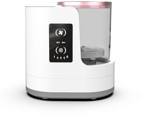 Dispositivo di pulizia dei pennelli da trucco con innovativa tecnologia di rotazione per un lavaggio rapido e accurato dei pennelli cosmetici efficientemente elettrico, bianco, Bellezza di massa