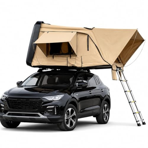 Baannaww Tienda de Techo Rígida 4-5 Personas Camping Coche
