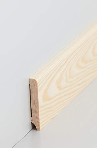 Zeven 320.1060.0- Zócalo y pie de madera maciza de pino (60 x 10 mm)