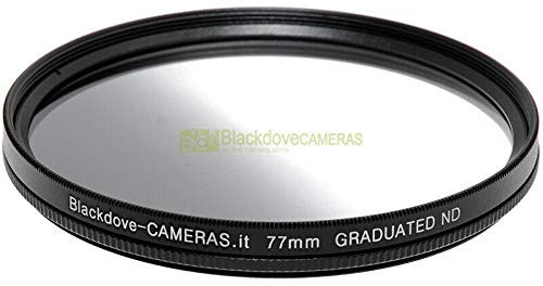 77 mm. Filtro degradante gris ND Blackdove-cameras. Graduated Neutral Density