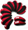 Golf Iron Club Head Covers Headcovers Set 11pcs Wedges Protective Neoprene fits Taylormade Callaway PXG, Lightweight, Lob Wedge,Sand Wedge,#4-9 AW SW PW LW,fits Tayormade M5 M6 (Red-Black)