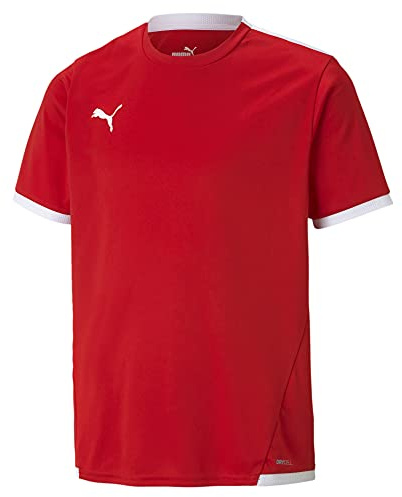 Puma teamLIGA Jersey Jr, Puma Red-Puma White, 140