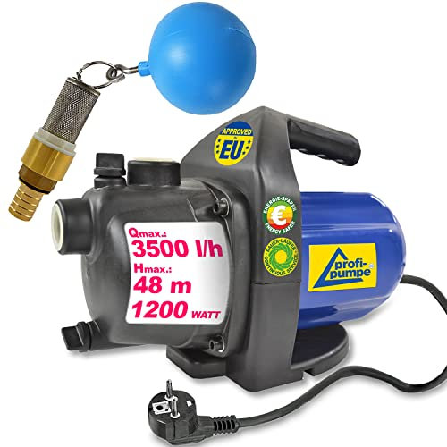 POMPA PER ACQUA PIOVANA CISTERNA POMPA A PRESSIONE PER ACQUA PIOVANA POMPA CENTRIFUGA INNO-TEC 1200-1 POMPA ACQUA PER CISTERNA SERBATOIO ACQUA PIOVANA SERBATOIO TERRENO EFFICIENZA ENERGETICA