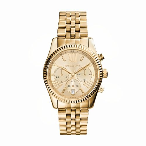 Michael Kors Lexington Chronograph Gold-Tone Stainless Steel Women's Watch (Model: MK7378)