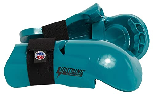 Pro Force Lightning Punches Sparring Gloves (Teal, Child Medium - Knuckle Width 2.5-2.75)