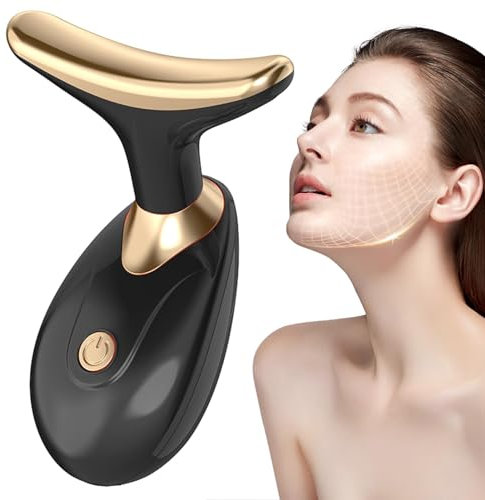 Strumento di bellezza per il viso, massaggiatore elettrico per lifting facciale, strumento per la cura della pelle con testa massaggiante curva per viaggi di lavoro, viaggi, casa e dormitorio