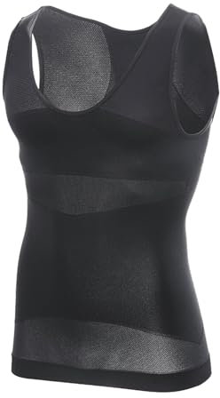 MEETYOO Herren Kompression Tank Top/Langarm Shirt Shapewear Unterhemd Männer Sport Shirt Muskelshirts Fitness Workout Schnelltrocknend Atmungsaktiv