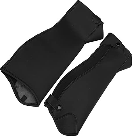 WGFOIP Half Chap Zum Reiten für, Faser-PU-Leder, Durchgehender Reißverschluss, Einfaches An- und Ausziehen, Geeignet Zum Reiten, Bequeme Passform (CL)