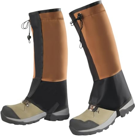 Polainas de Zapato - Equipo Impermeable Y Ajustable - Polainas Para Actividades Exteriores, Para Hombres Y Mujeres Para Botas De Senderismo Nieve Invierno Zapatos Trail Lluvia Correr Césped Escalada