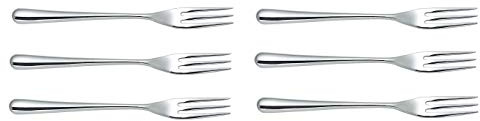 Alessi LCD01/5 Caccia Forchetta da Frutta in Acciaio Lucido, Set da 6
