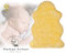 Lammfell geschoren 90-100 cm echtes Merino Lammfell Krabbelunterlage Buggy Kinderwagen Babybett superweich schadstoffarm chromfrei Babyfell Schaffell Premium Qualität Naturform waschbar