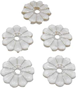 5 Clear Ceiling Floret Medallion Screw Buttons Washer Cover Rosettes Mobile Home RV