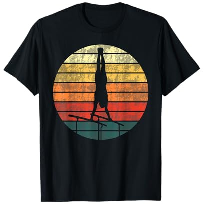 Geräteturnen Kunstturnen Barren Turner Retro Vintage T-Shirt