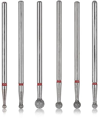 6 Pezzi Fresa Per Unghie Professionale Fresa Unghie Attacchi Manicure Frese Unghie Cura Delle Unghie 3/32 Pollici Frese Unghie Set Di Macinazione Della Fresa Per Unghie