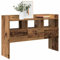Gecheer Sideboard Altholz-Optik 105x30x70 cm Holzwerkstoff, Kommode Anrichte Schrank Beistellschrank Mehrzweckschrank Standschrank Bücherschrank Lagerschrank/ 856634