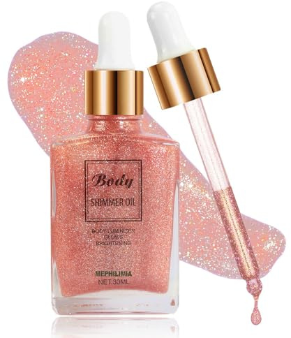 MEPHILIMIA Body Glitter Oil Body Glitter Oil Flytande Highlighter Flytande Highlighter GLOW Flytande Highlighter Glow Fusion Highlighting Drops Glow Shimmer Body Makeup 30 ml (03)