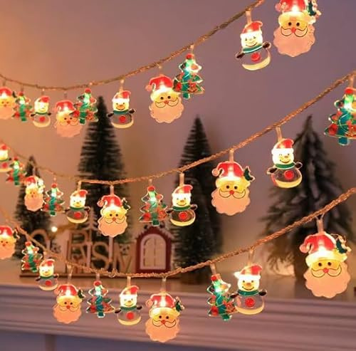 6 m 40 juldekoration, ljusgardin, julbelysning utomhus, juldekoration, ljuskedja, ljusgardin inomhus LED-ljuskedjor för jul, fester, sovrum, balkong