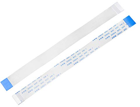 sourcing map Cable Flexible Plano, FPC FFC 24 Pines 0,5mm Paso 150mm L, Cable de Cinta Flexible para Televisor LCD Audio de Automóvil Reproductor de DVD Laptop, 5 Piezas (Tipo B)