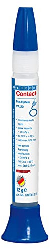 WEICON Contatto VA20 Cianoacrilato adesivo 12 g per gomma, legno, metallo, plastica