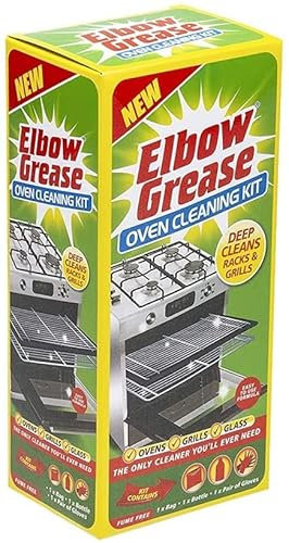 Oven Cleaner for BBQ/Kitchen/Dishwasher Oven Rack 500 ML Bottle Bags and Gloves Included Complete Oven Cleaning Kit