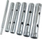 Dunnet Tools 6 Piece Tubular Box Wrench Set 10-19mm Tube Bar Spark Plug Spanner Metric Tool Set Mechanic Plumber Repair Tool Set Professional Heavy Duty