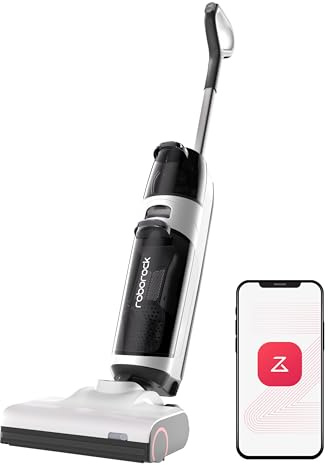 roborock Dyad Air Wet Dry Vacuum Cleaner, Cordless Vacuum Mop Combo with 17000Pa Power Suction, Long Battery, Edge Cleaning, Hardwood Floor Cleaner with Self-Cleaning & Drying System (Refurbished)